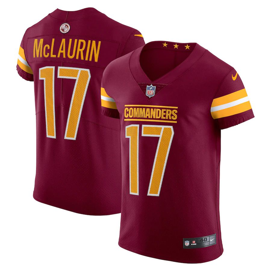 Men Washington Commanders #17 Terry McLaurin Nike Burgundy Vapor Elite NFL Jersey